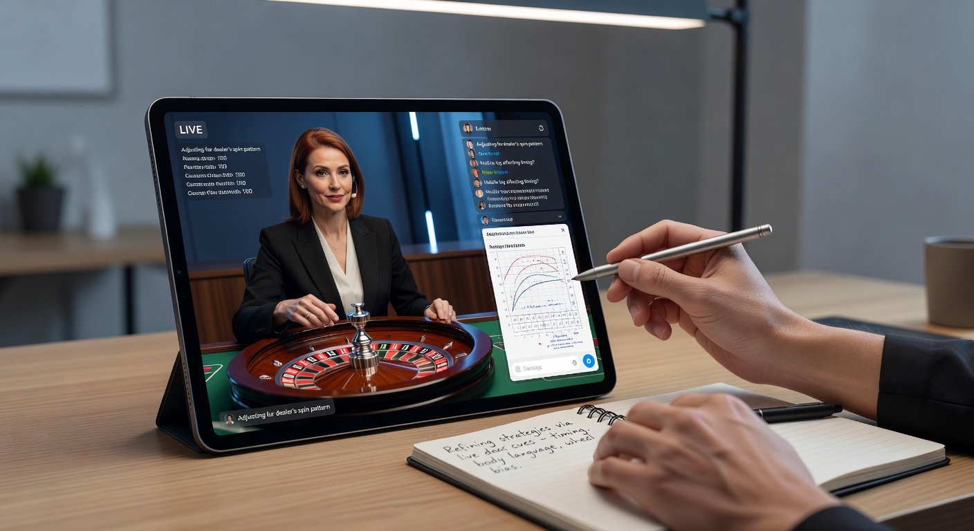 Mobile Roulette-Oberfläche mit Live-Dealer und Strategieanpassungen in Echtzeit